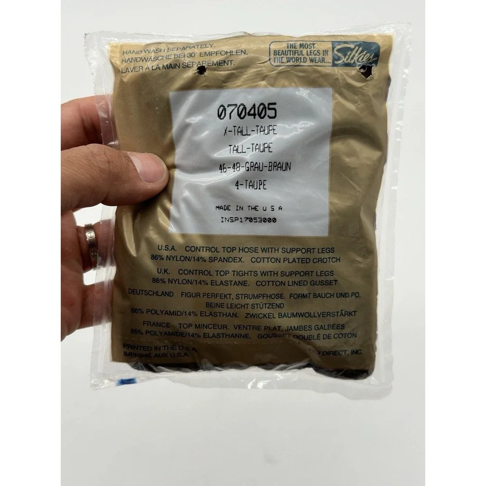 Silkies Control Top Pantyhose Queen Beige‎ X-Tall Taupe